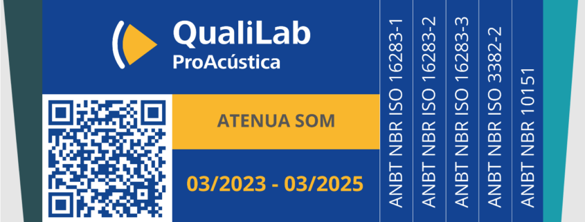 A Atenua Som foi qualificada no selo Qualilab!